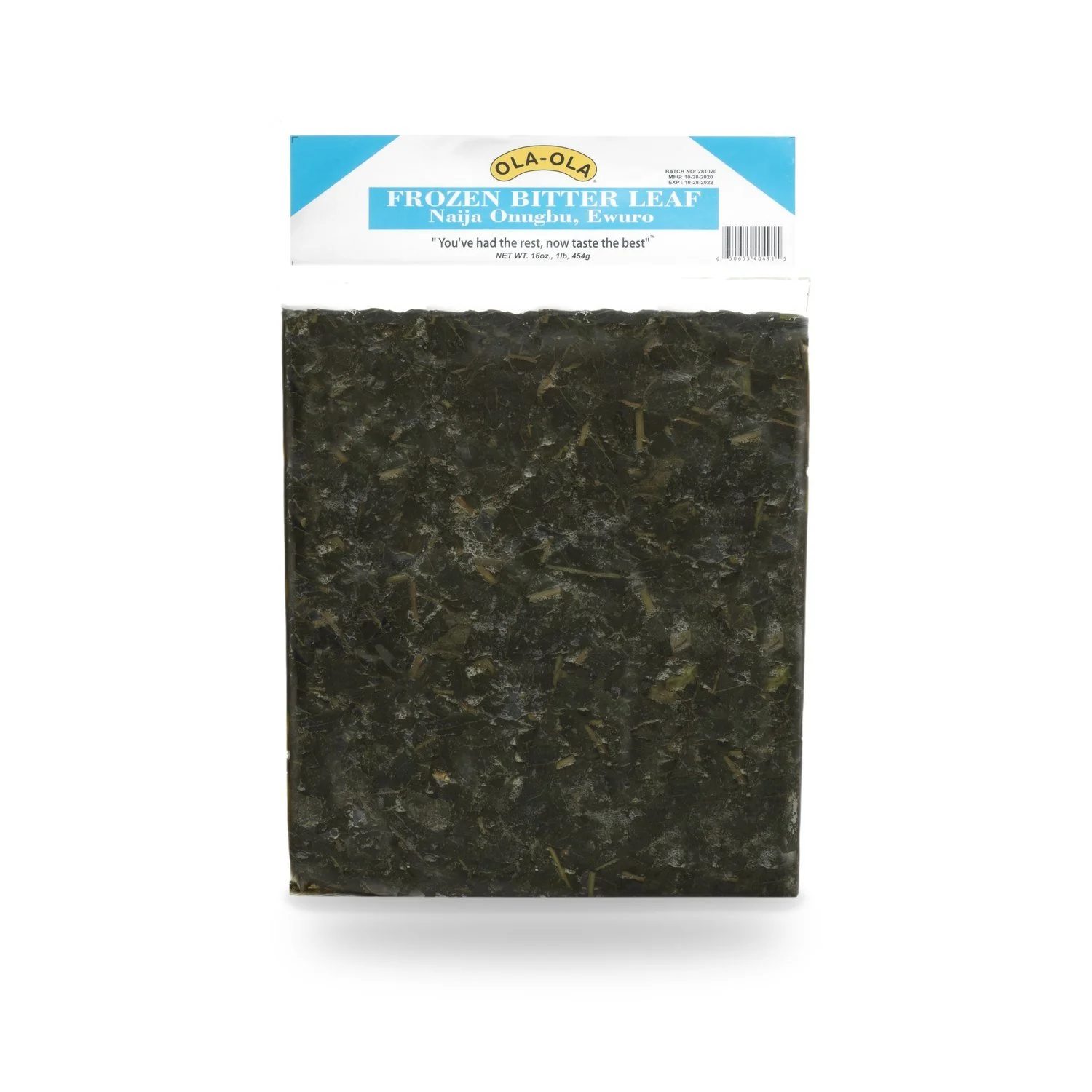 Ola-Ola® Frozen Bitter Leaf — Naija Onugbu, Ewuro