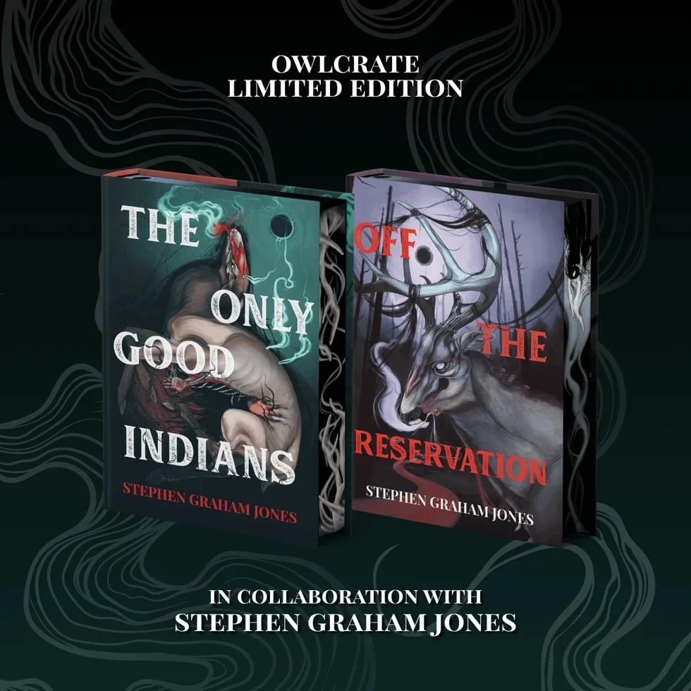 Owlcrate limited edition set - SGJ The Only Good Indians and Off the Reservation