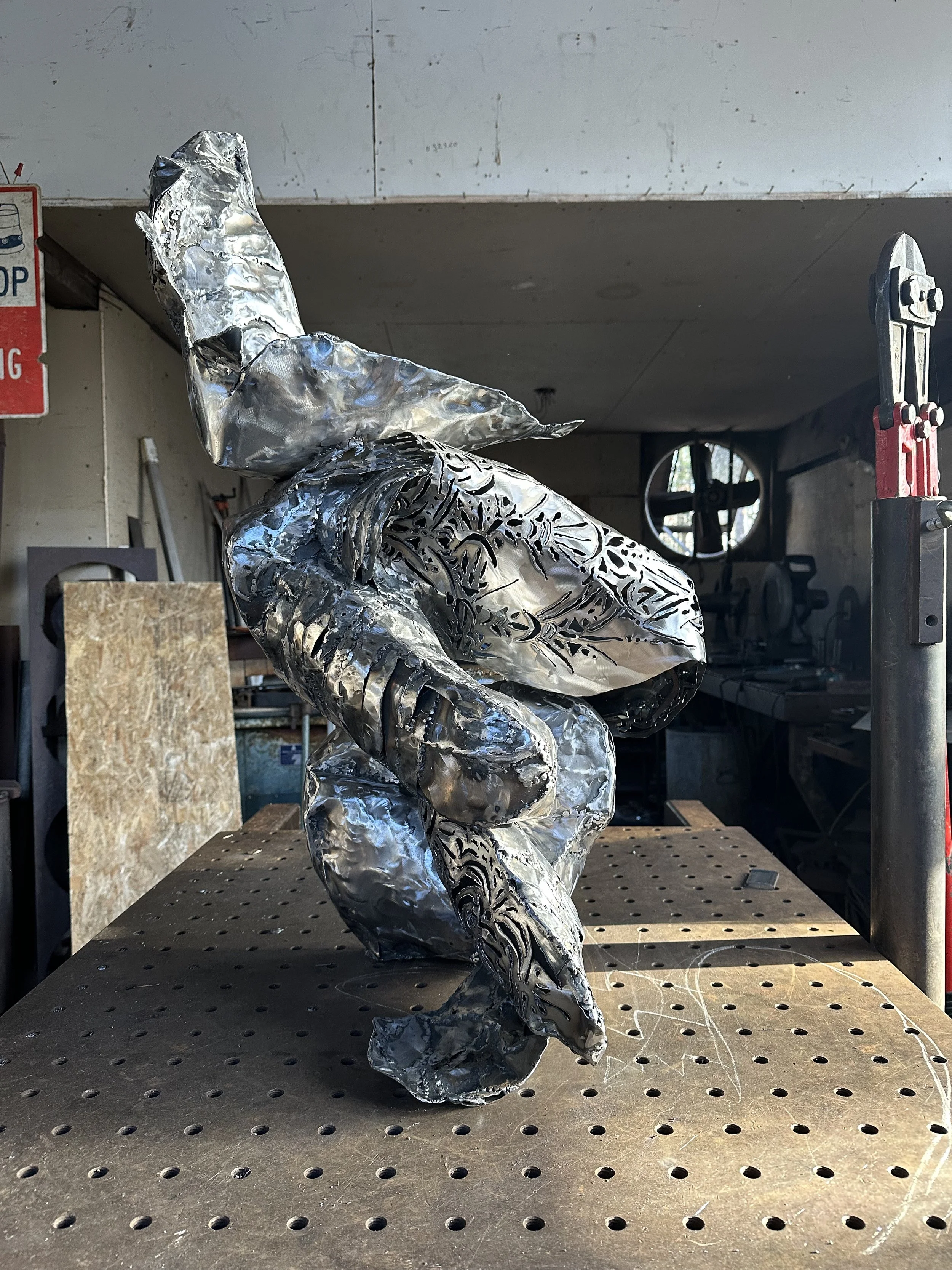 "Opus 13", steel. 2026.