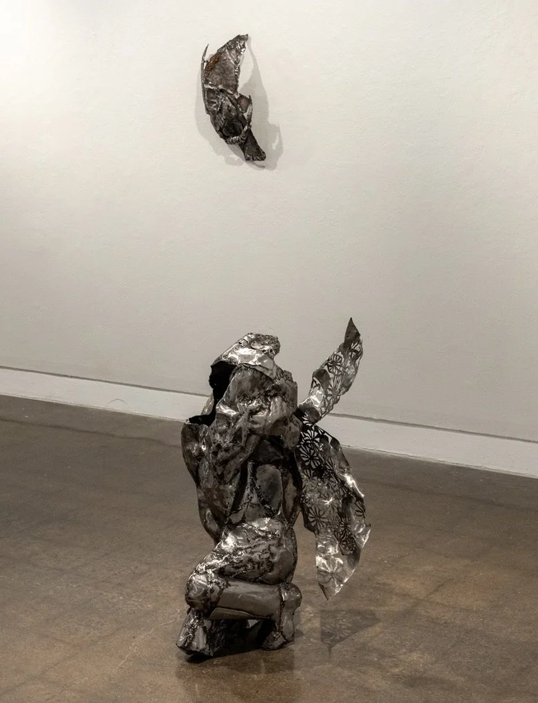 "The Cage Maker In Conversation", steel. 2025.