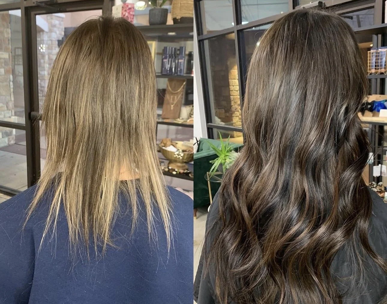 Hair transformation, hair extensions