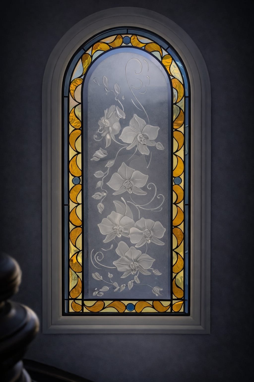 Orchid stained glass window staircase WhatsApp Image 2026-03-23 at 17.30.13 (1).jpeg