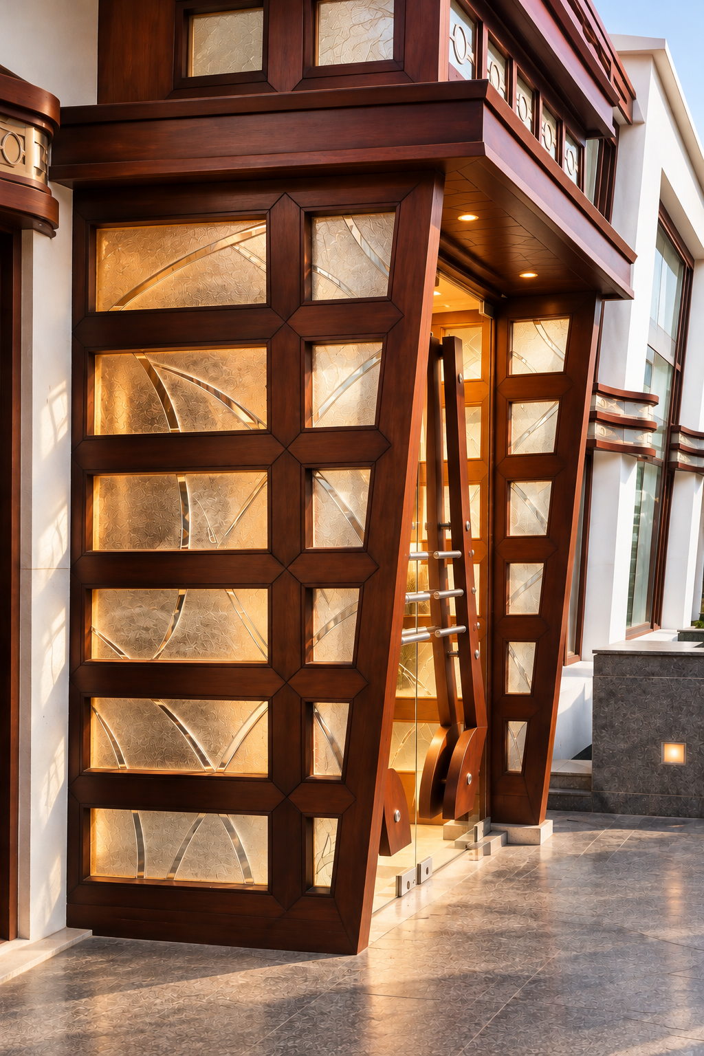Luxurious Walnut Entrance with Etched Glass.png