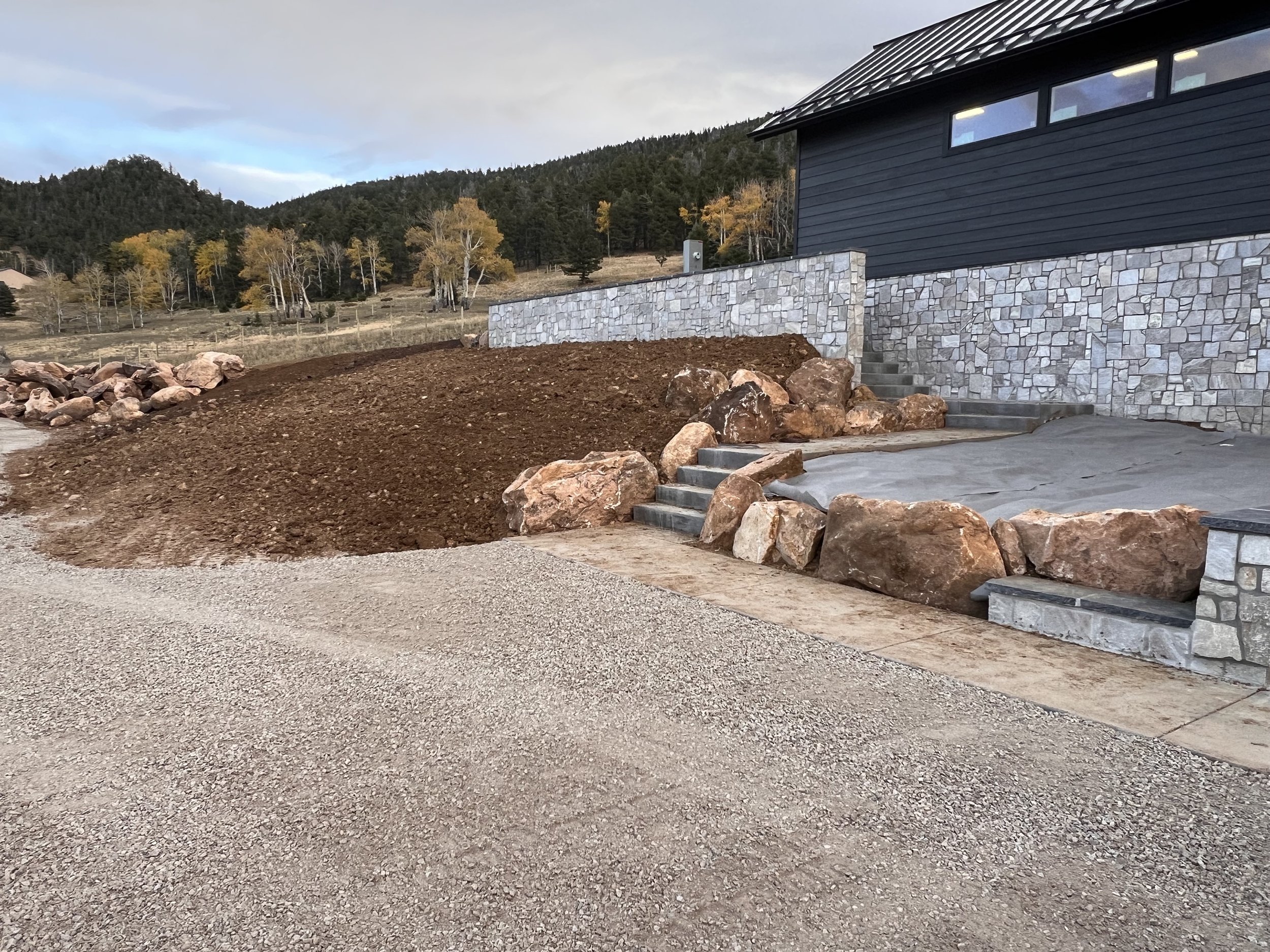 final grade westcliffe dirtwork excavation american demo and dirt, LLC Colorado