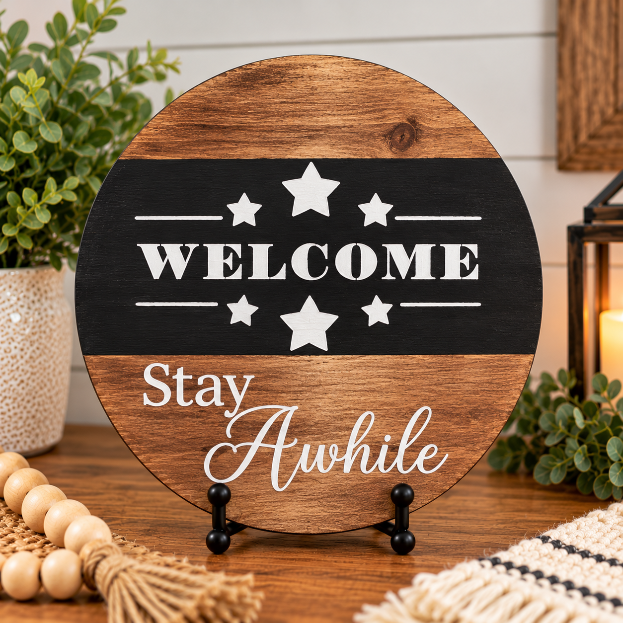 Rustic Welcome Stay Awhile Sign.png