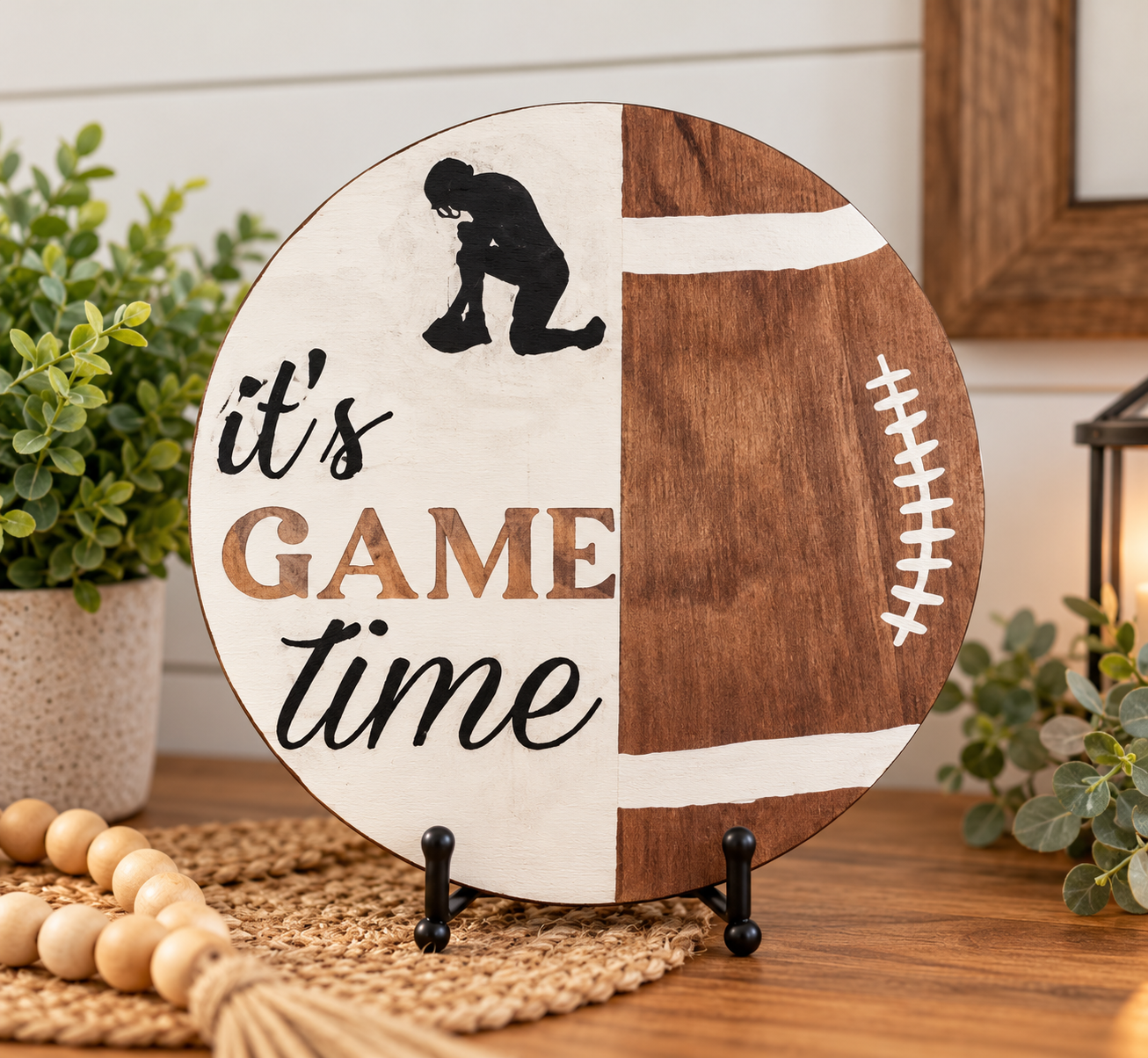 Rustic Baseball Game Time Sign.png