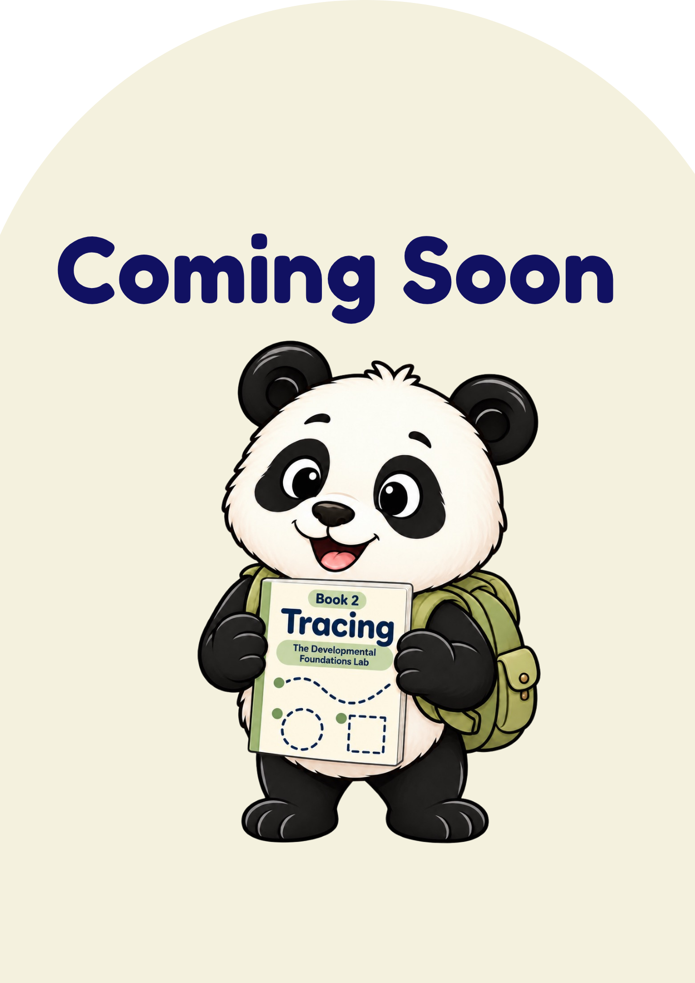 Book 2: Tracing Coming Soon from The Developmental Foundations Lab