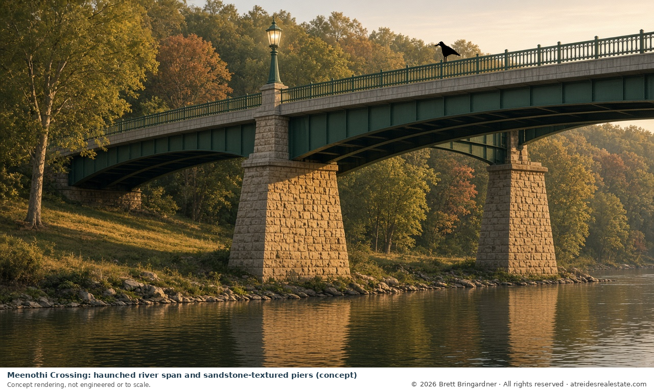 A new crossing over the Muskingum River