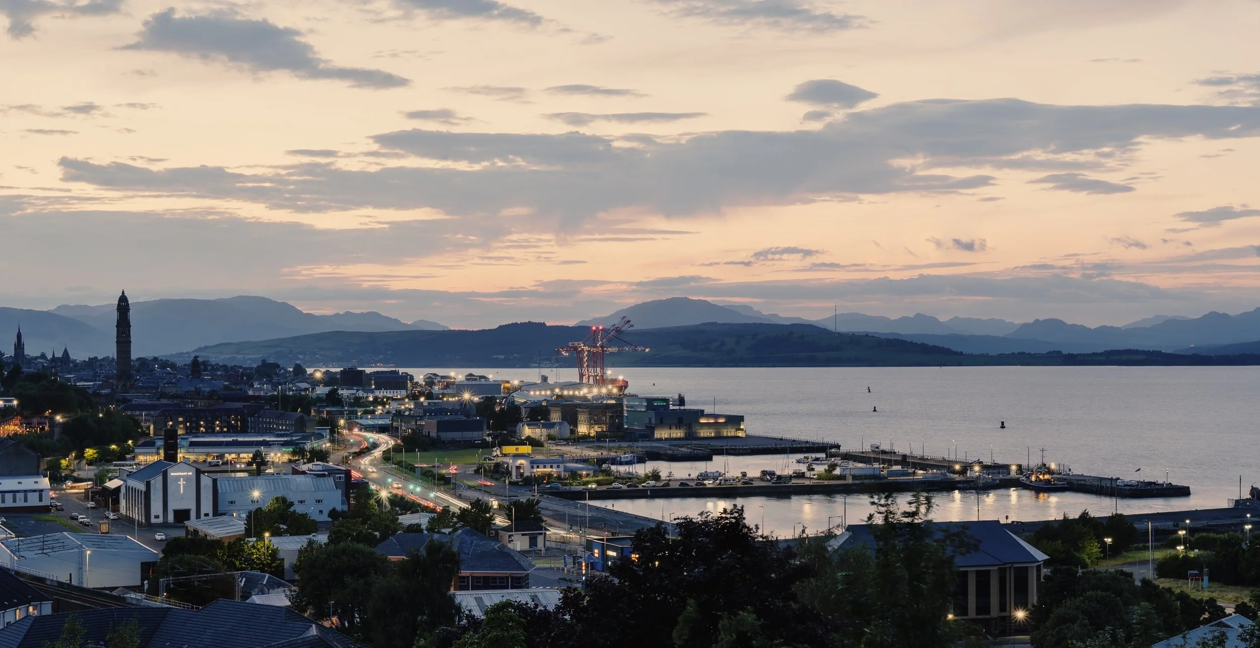 Greenock Town Panorama