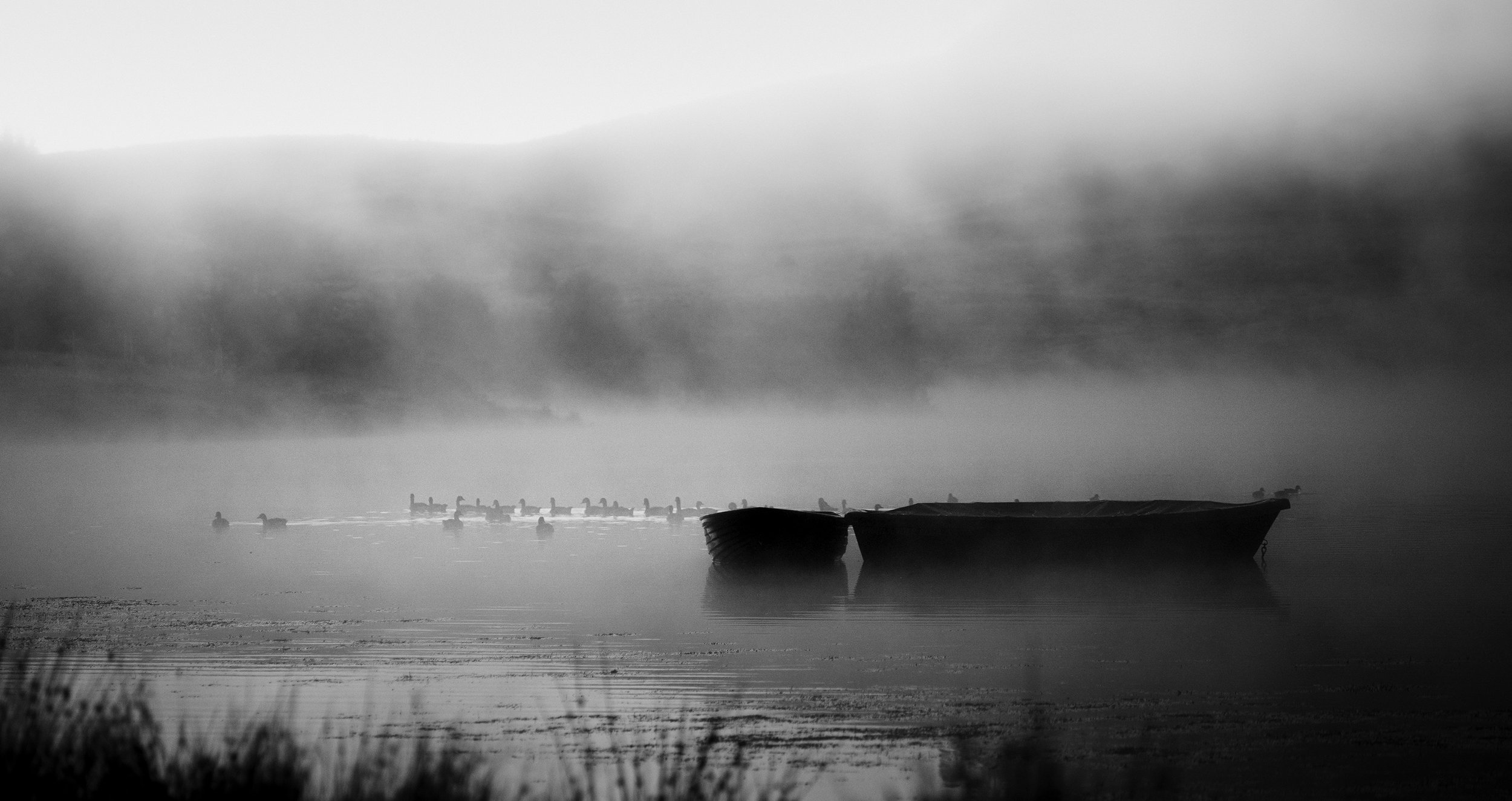 Knapps Loch with ducks and boats
