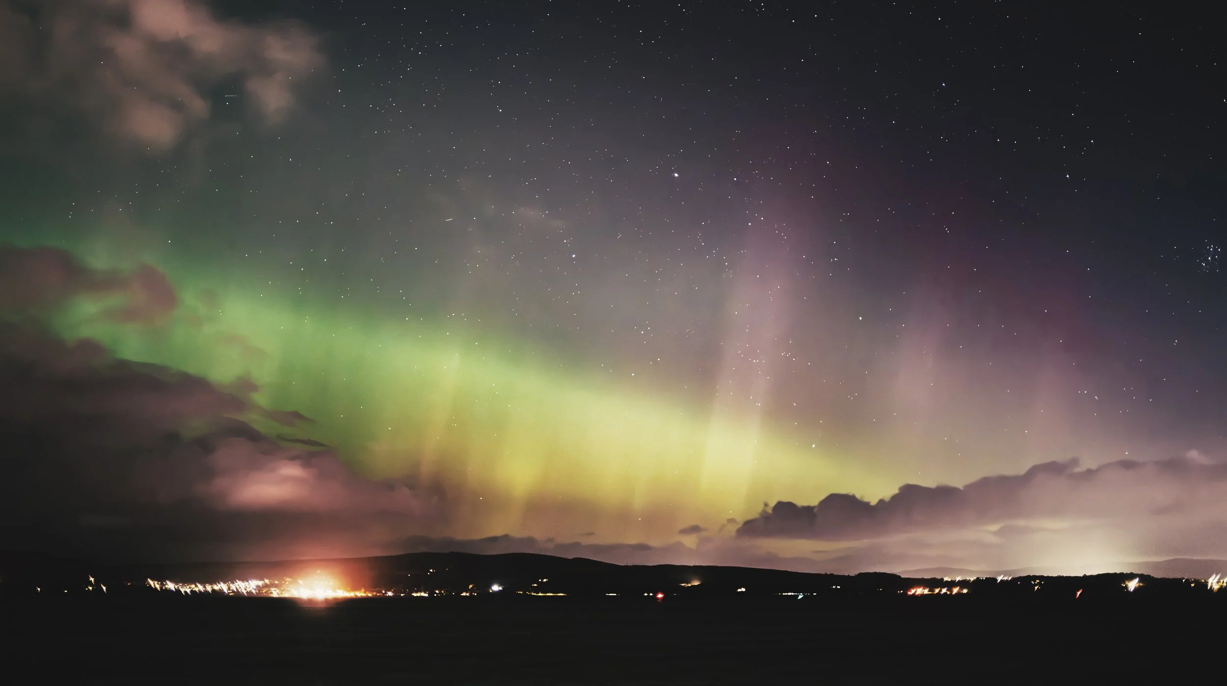 Aurora over Helensburgh