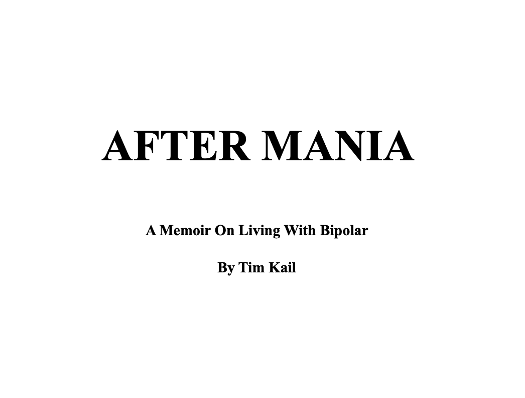After Mania: A Memoir On Living With Bipolar Introduction
