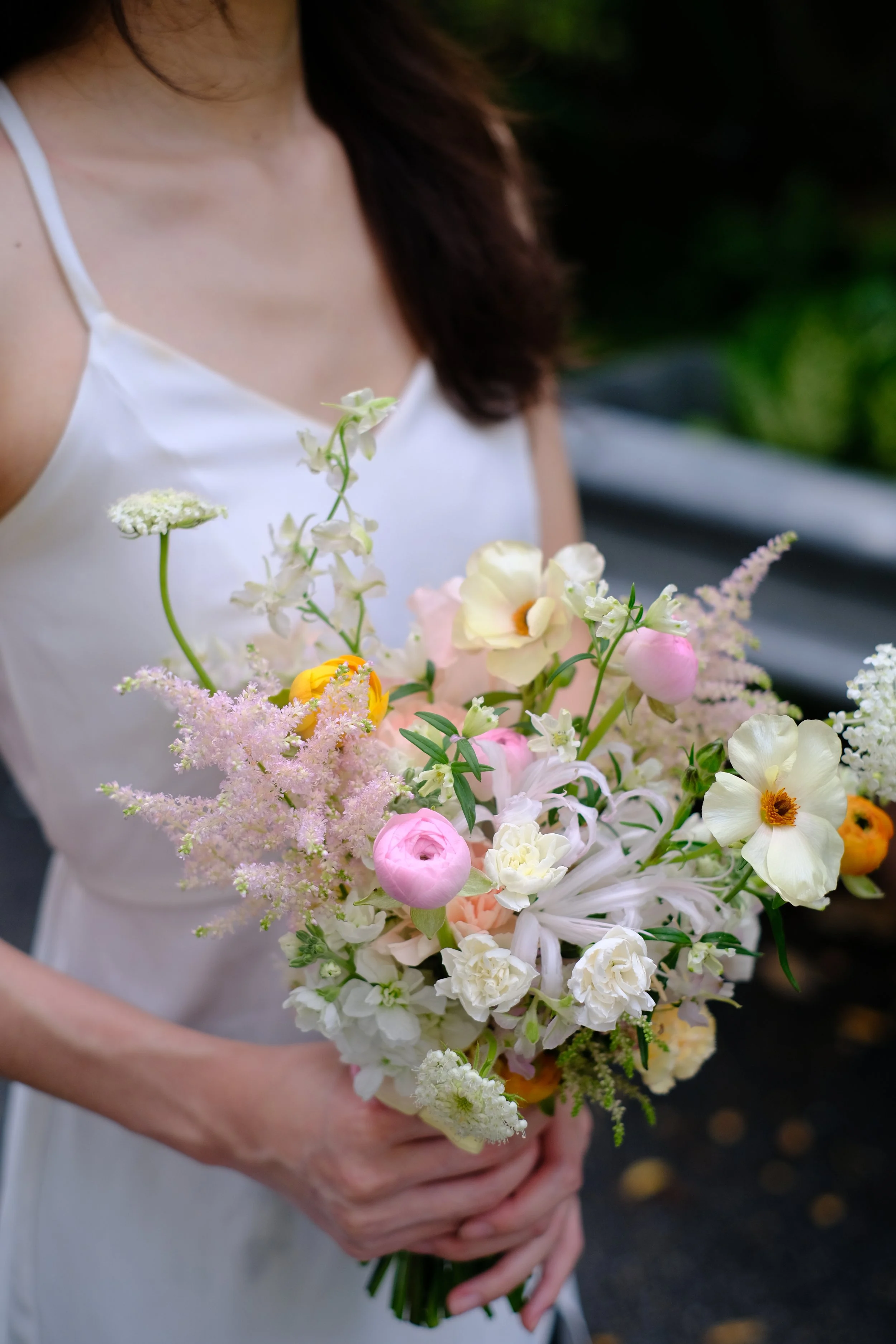 Whimsical Pastel Pink Bridal Bouquet