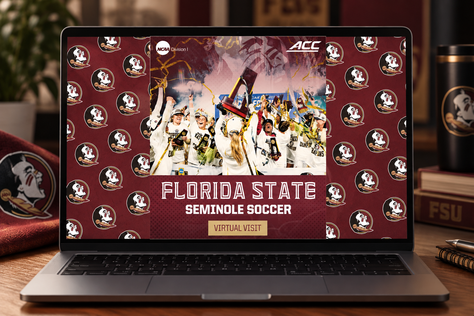 FSU Women's Soccer Virtual Visit | Digital Publication Design