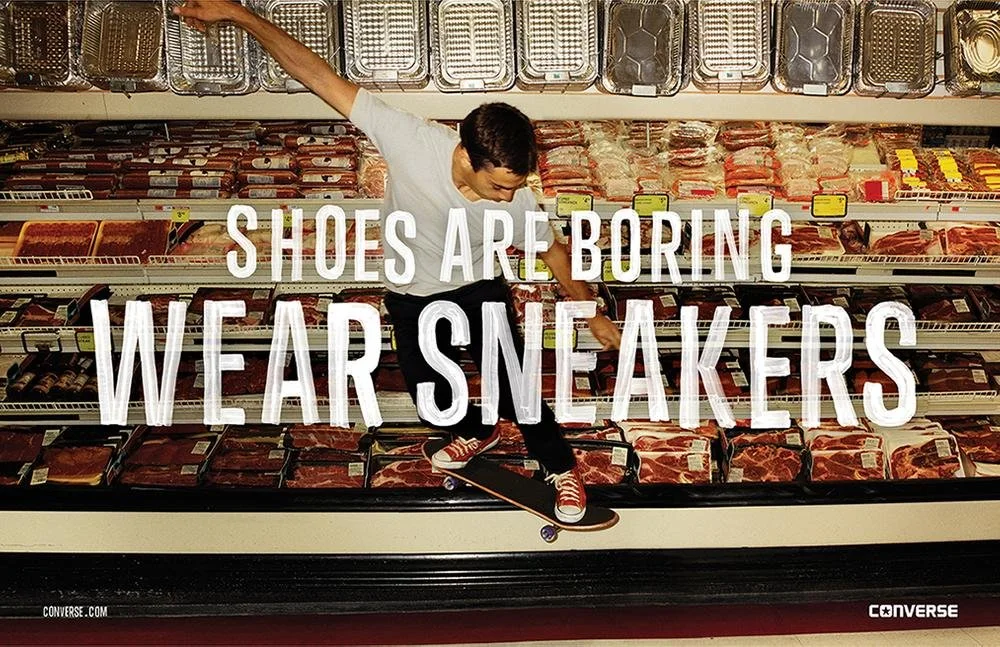 Shoes Are Boring Wear Sneakers Converse Meat Skateboard.jpeg