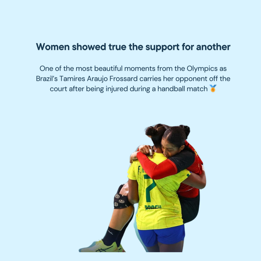 Women showed true support for another 