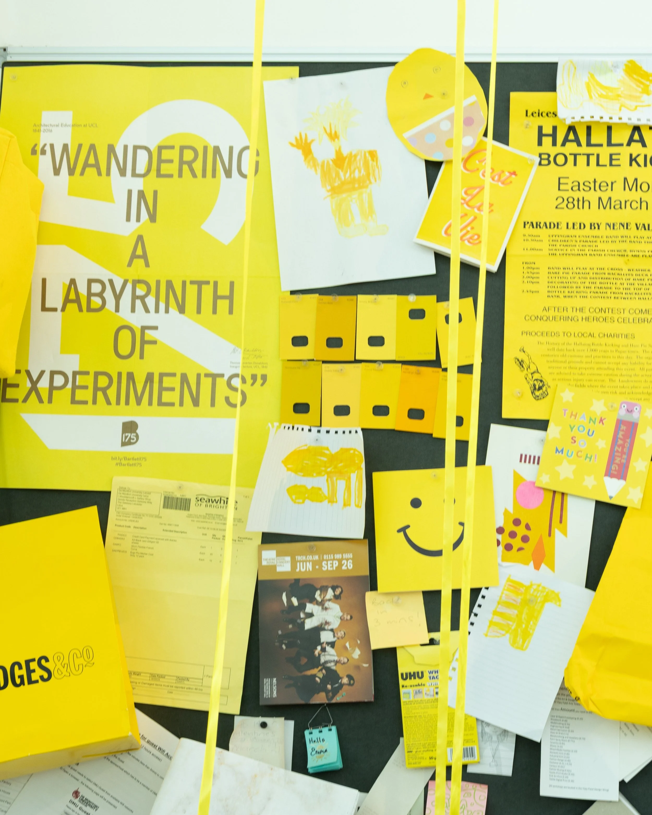 Study in Yellow, 2026, Leicester Gallery. 

DMU MA Contemporary Art Practice graduate show @tend_dmu 4th -12th September. 

Study in Yellow is a celebration. It is a celebration of site, of place, of time, of self and of collective experience. It is 