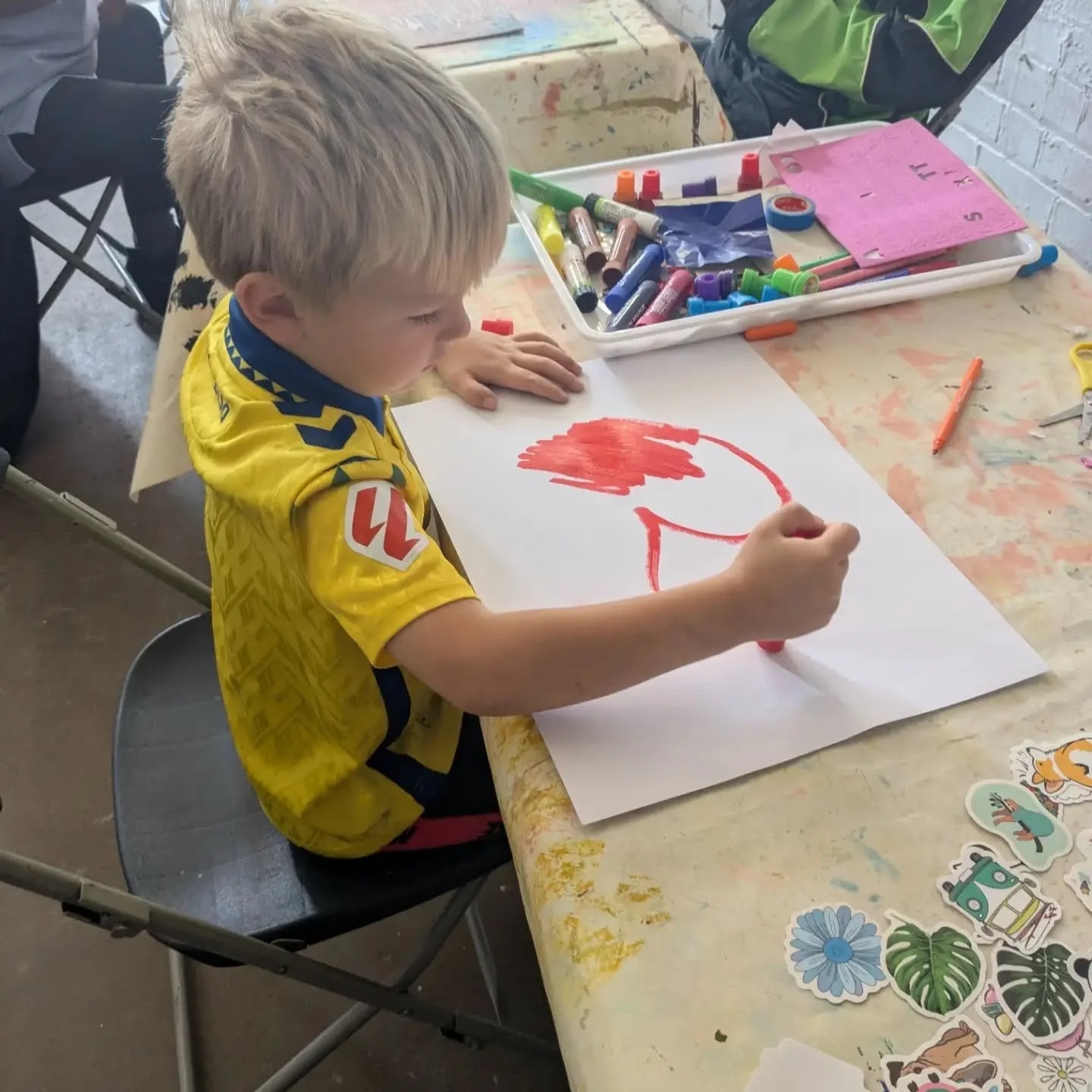 Leicester art scene indoctrination.