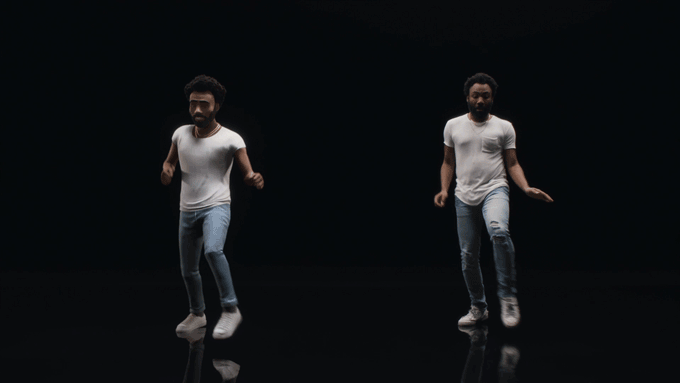 Google partnered with Donald Glover (as his musical alter ego, Childish Gambino) in early 2019 to promote the Google Pixel 3 and its augmented reality Playground feature.