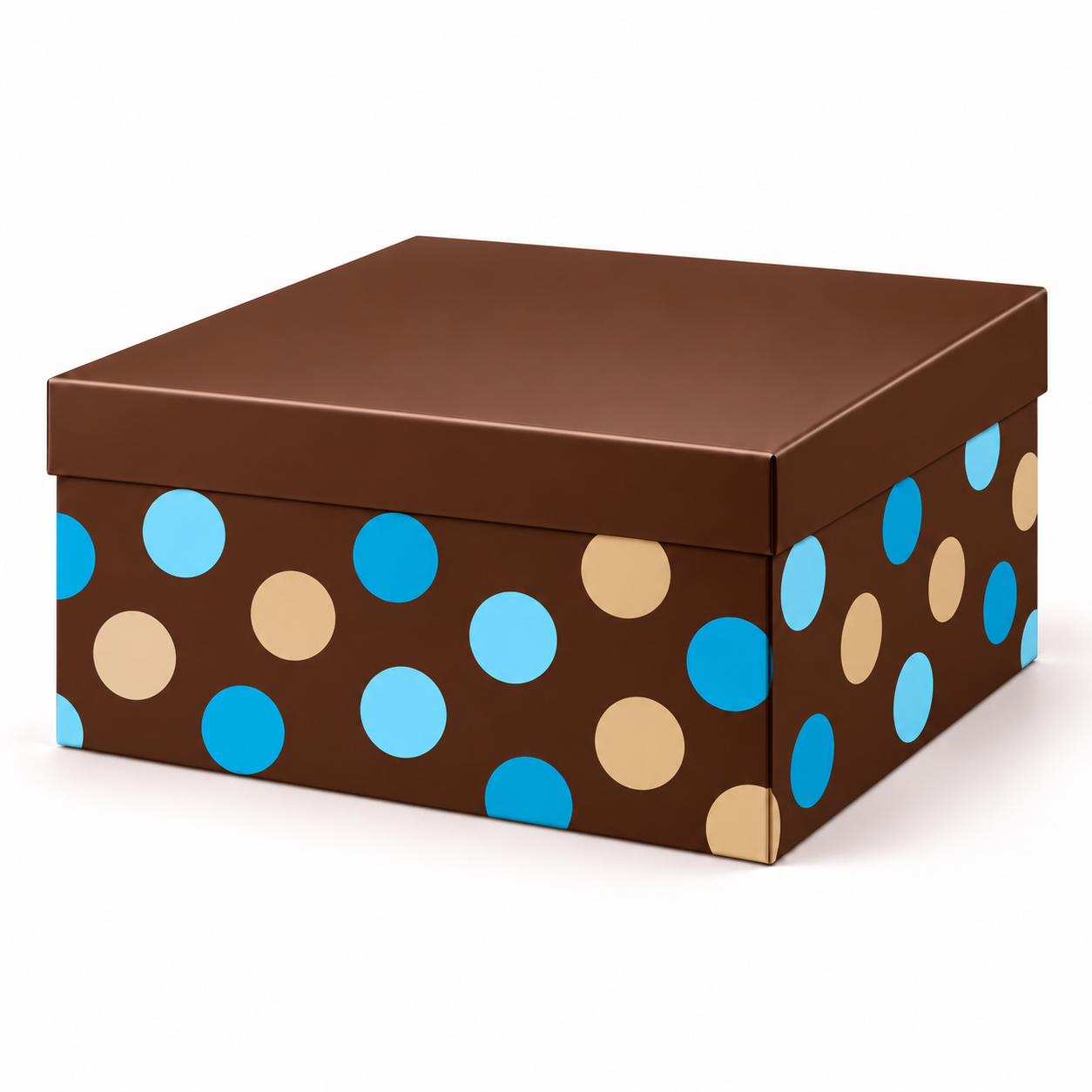 Geoff & Drew’s Large Square Chocolate Blue Gift Box