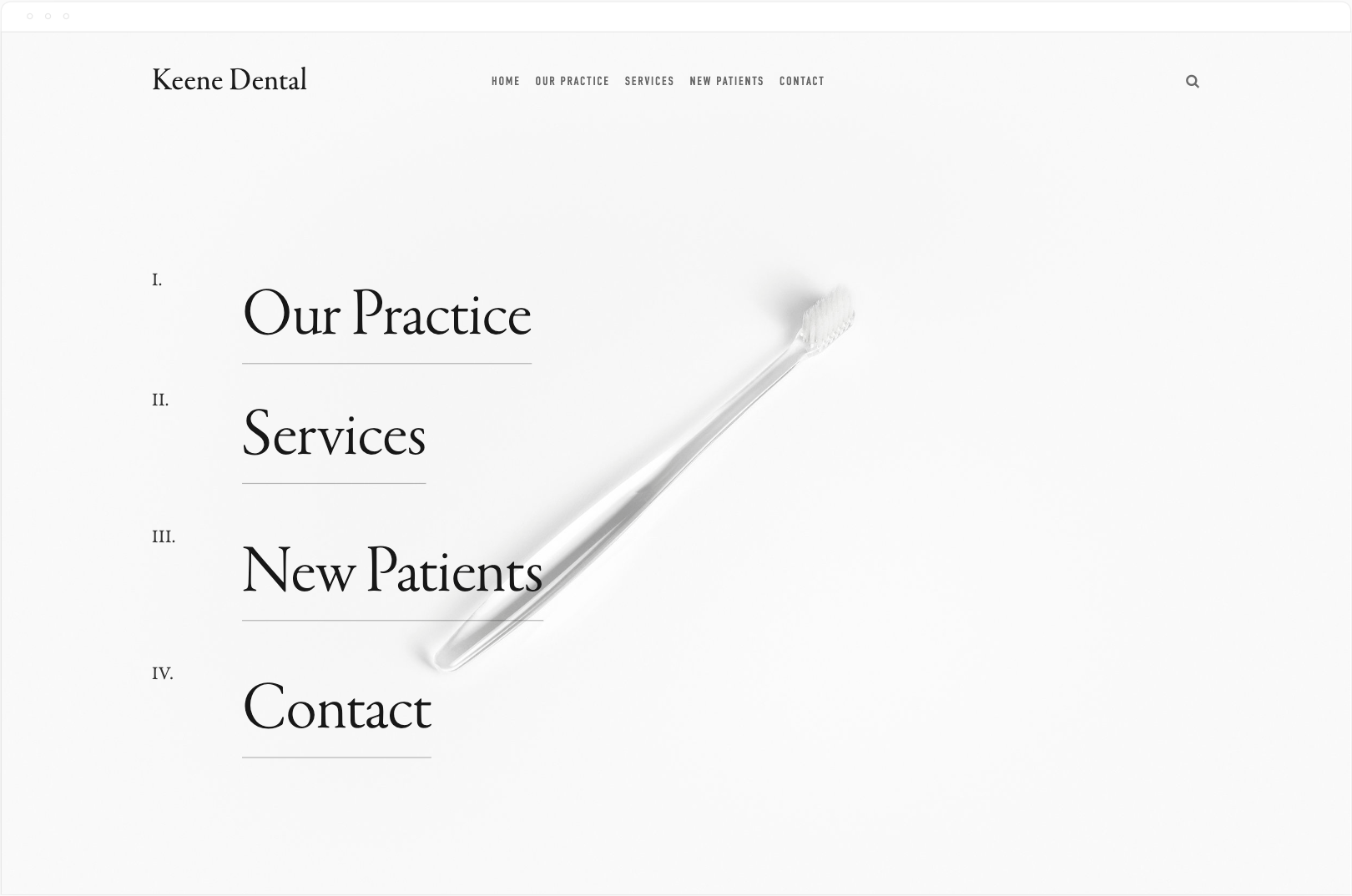 Keene Squarespace Template