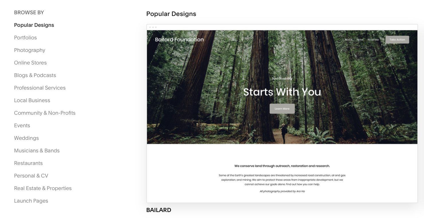 Squarespace theme