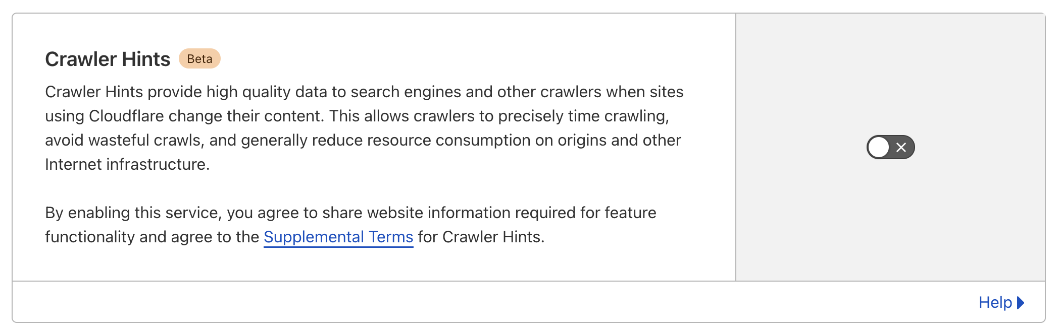 Cloudflare Crawler Hints