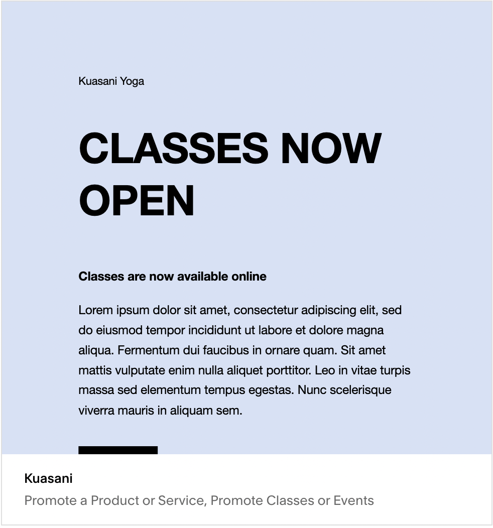 Kusani Email Template