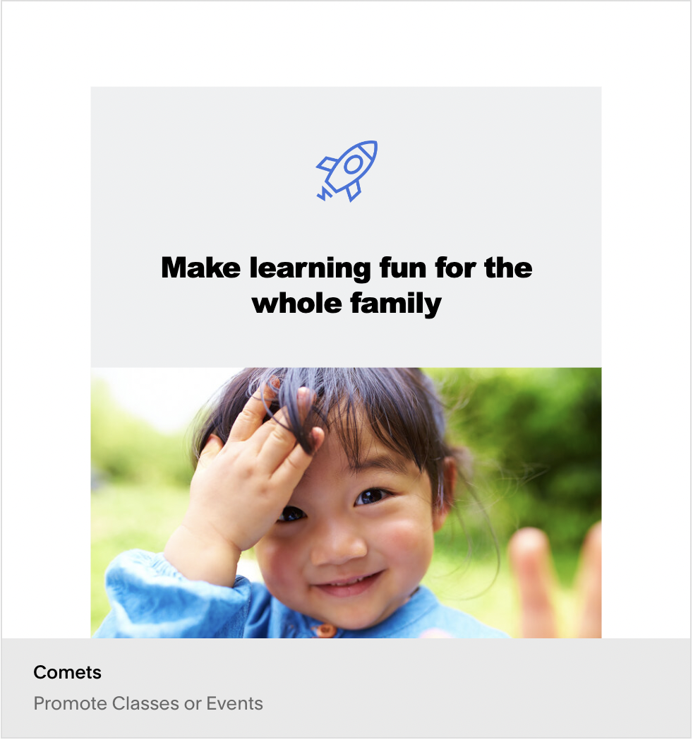 Comets Email Template