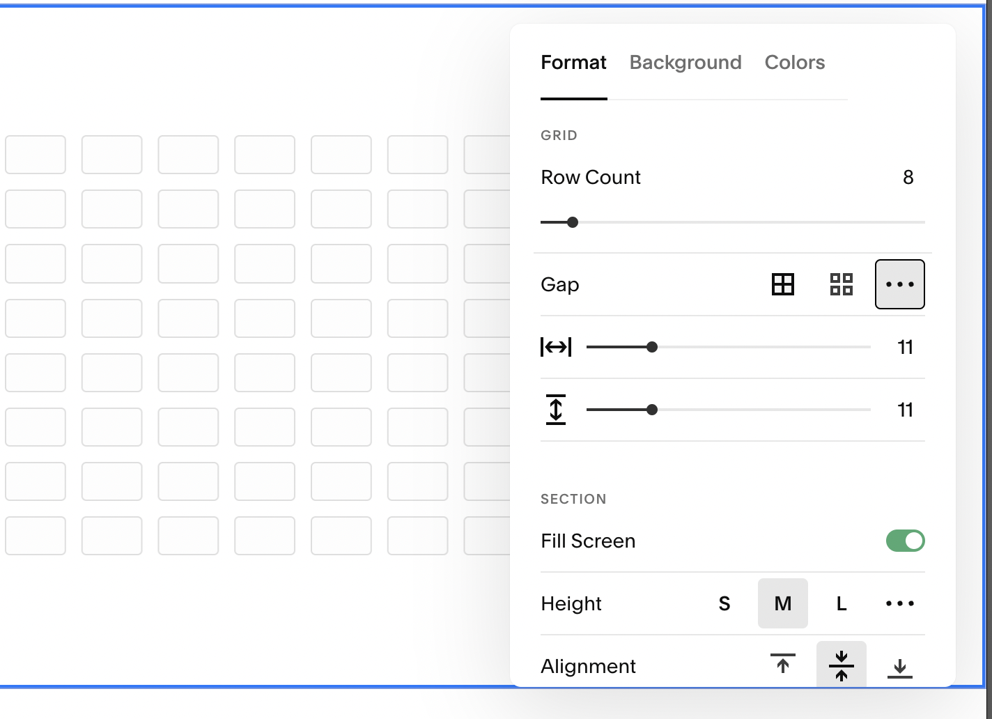 section format