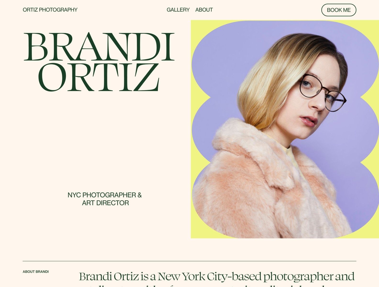 Modern Squarespace Template for Photography