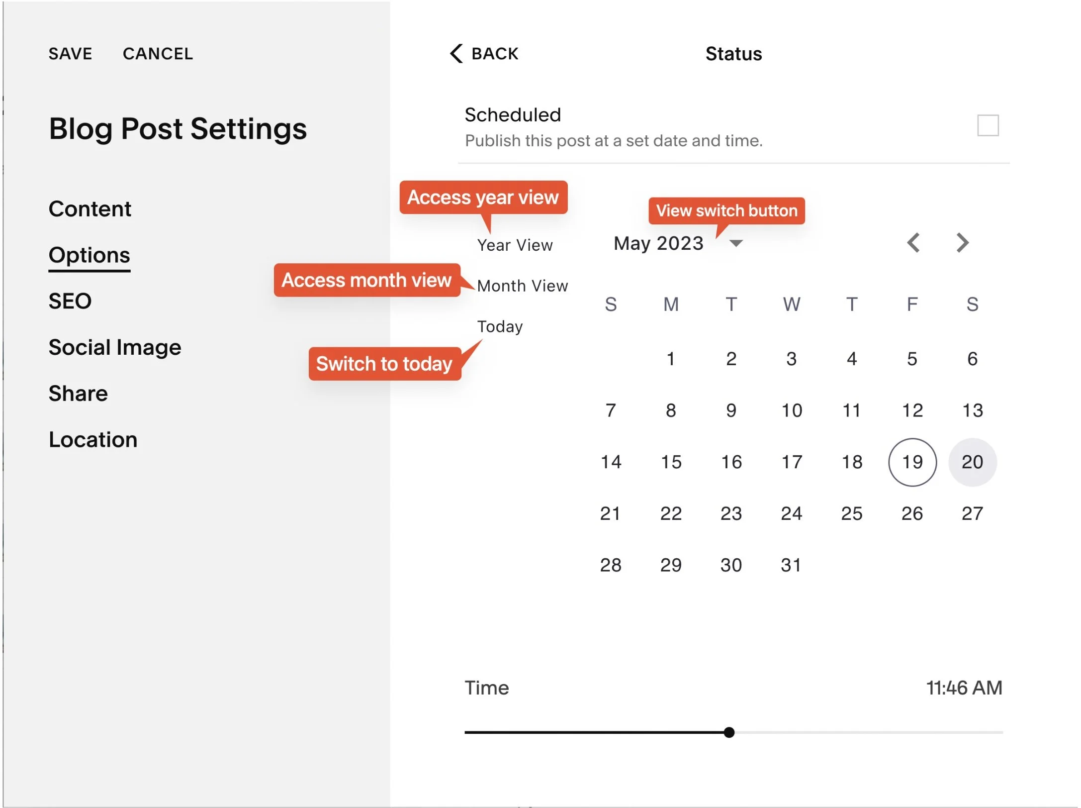 Enhanced Publication datepicker