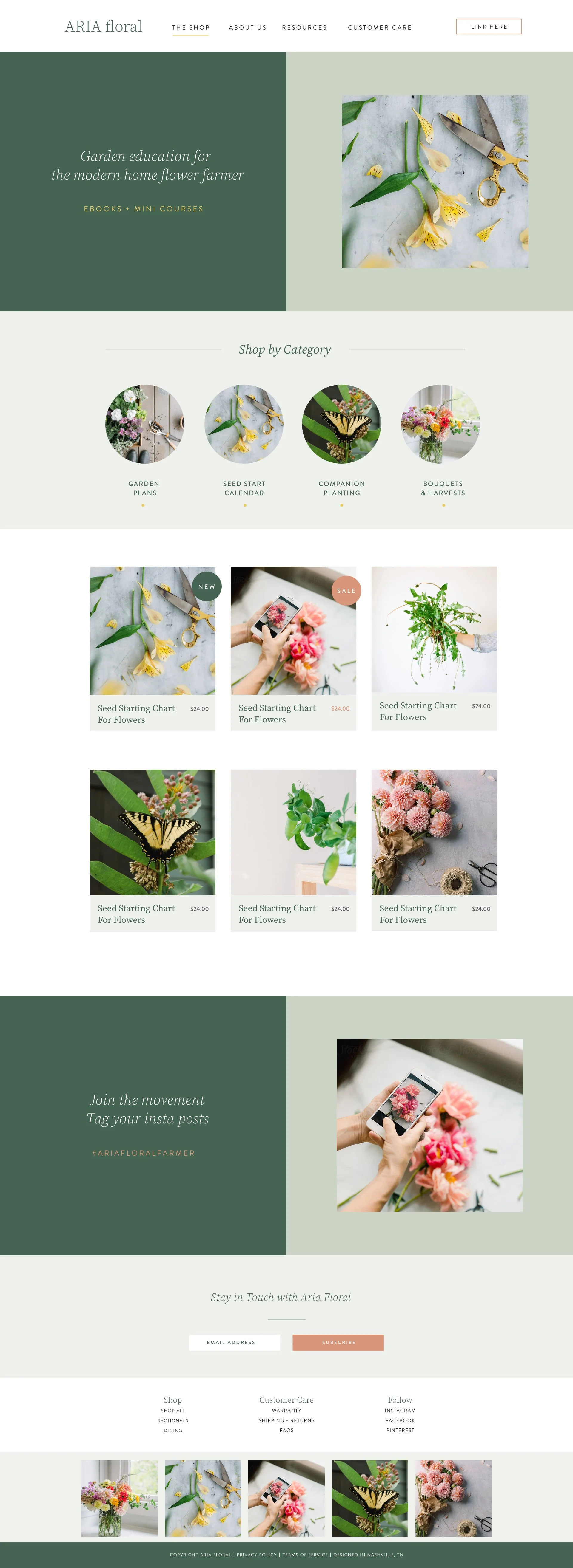Aria Floral by Meg Summerfield Studio