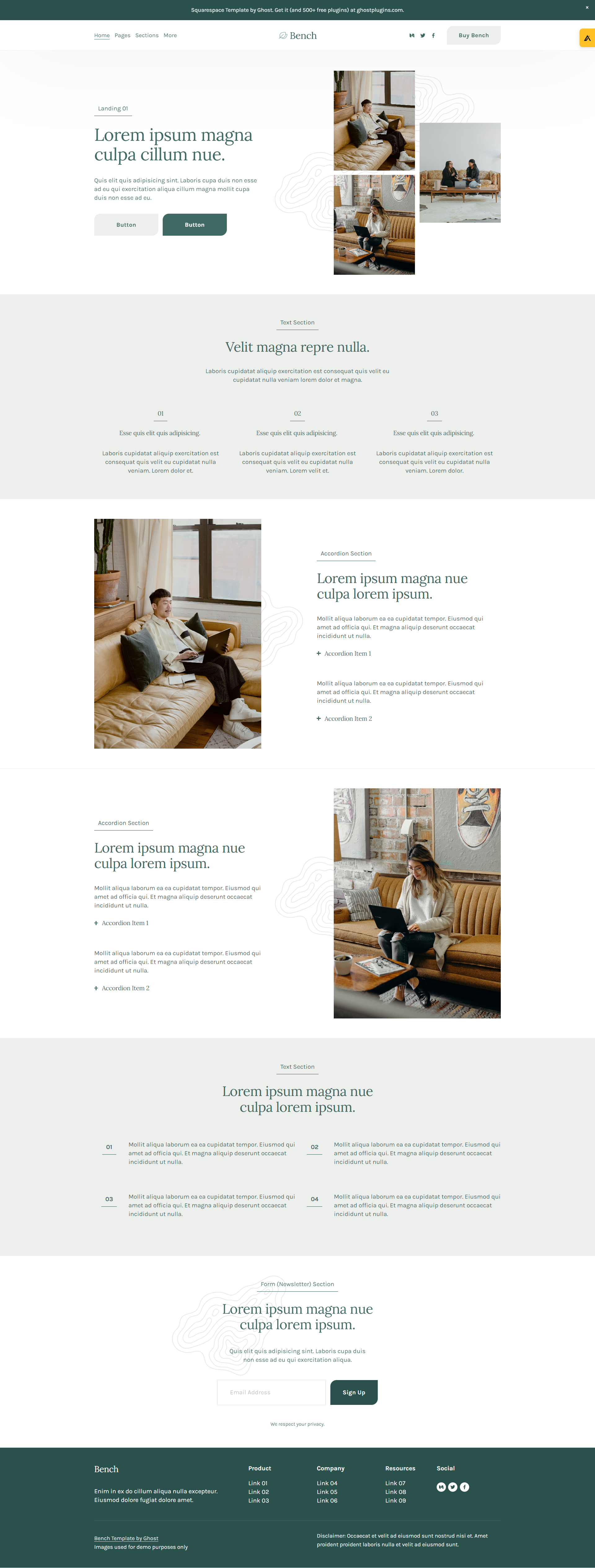 Bench Template by Ghost Plugins