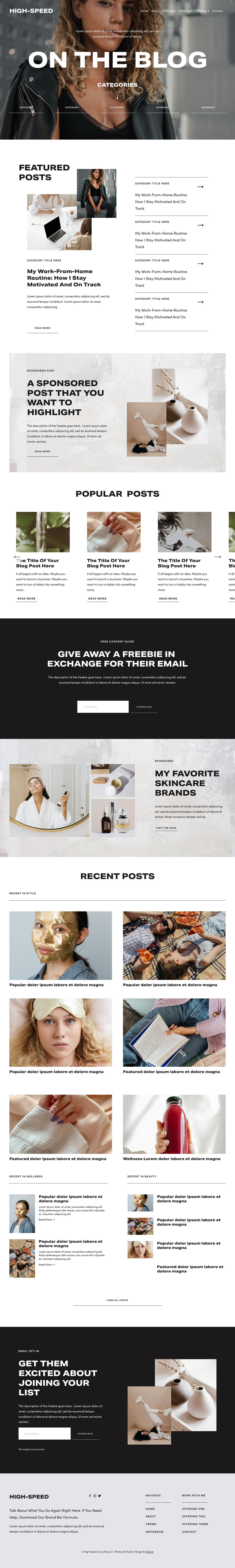 Blog Page by GoLive