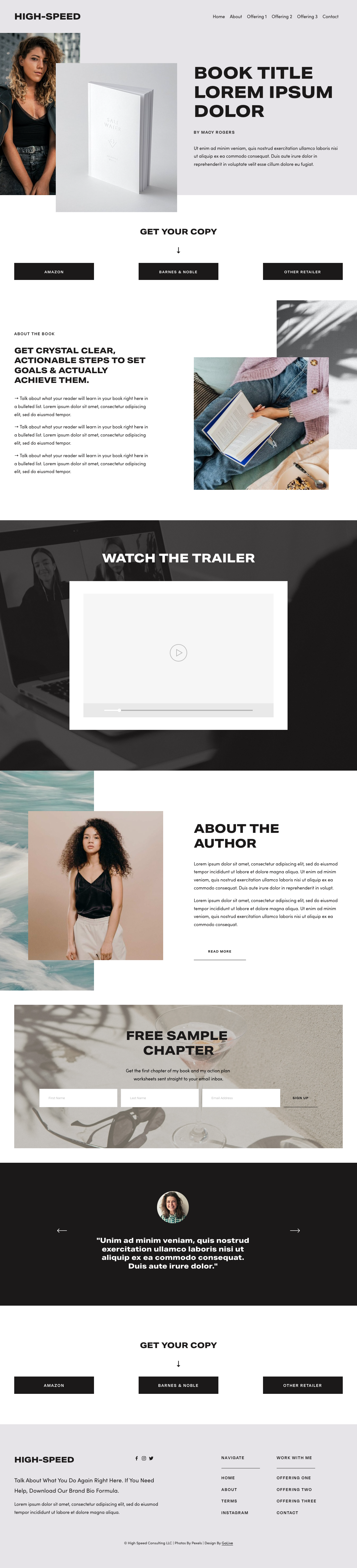 Book Page by GoLive