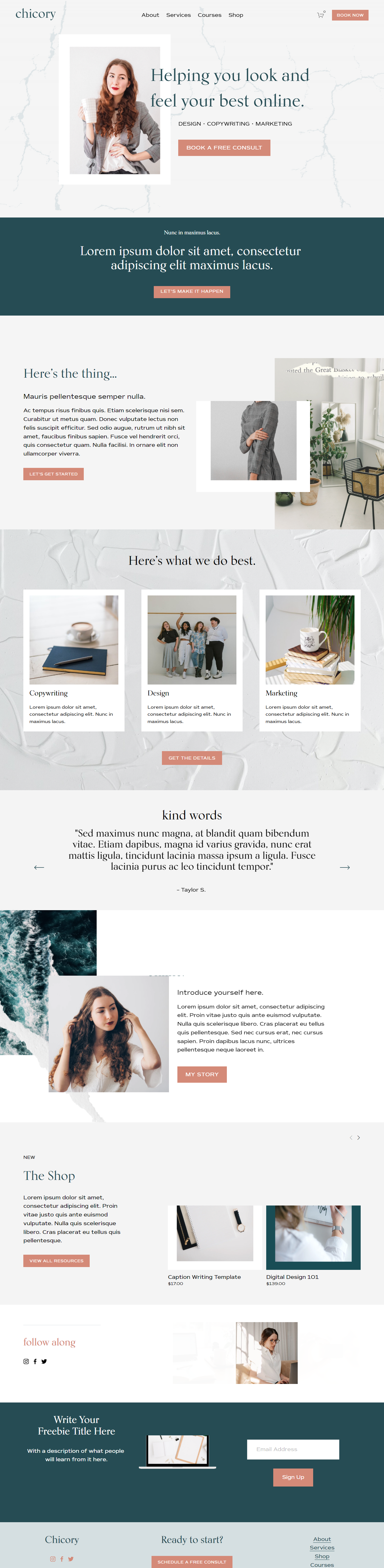 Chicory by Blooming Design Co