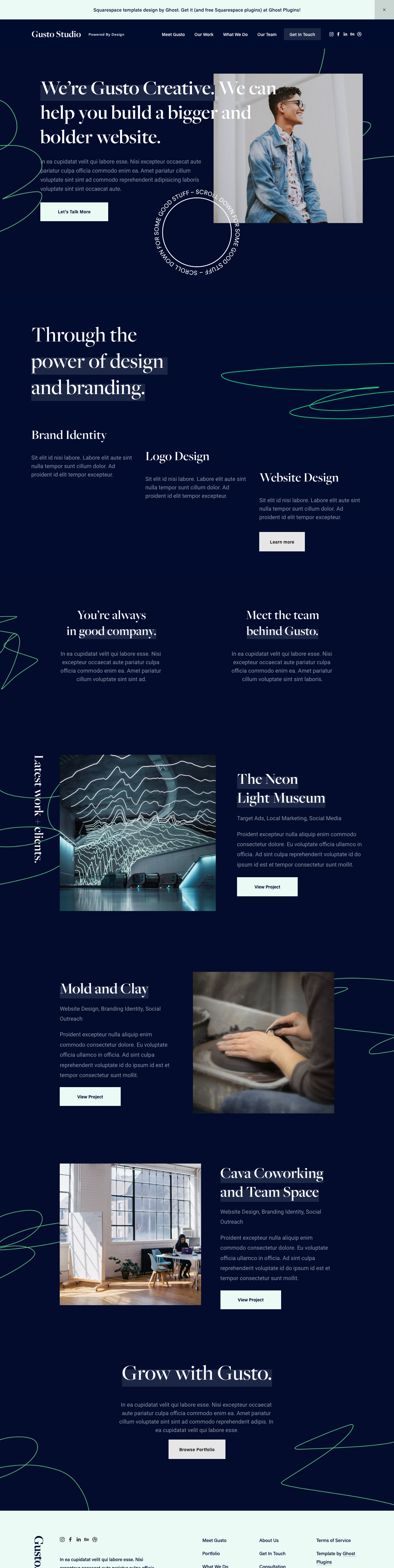 Gusto Template by GhostPlugins