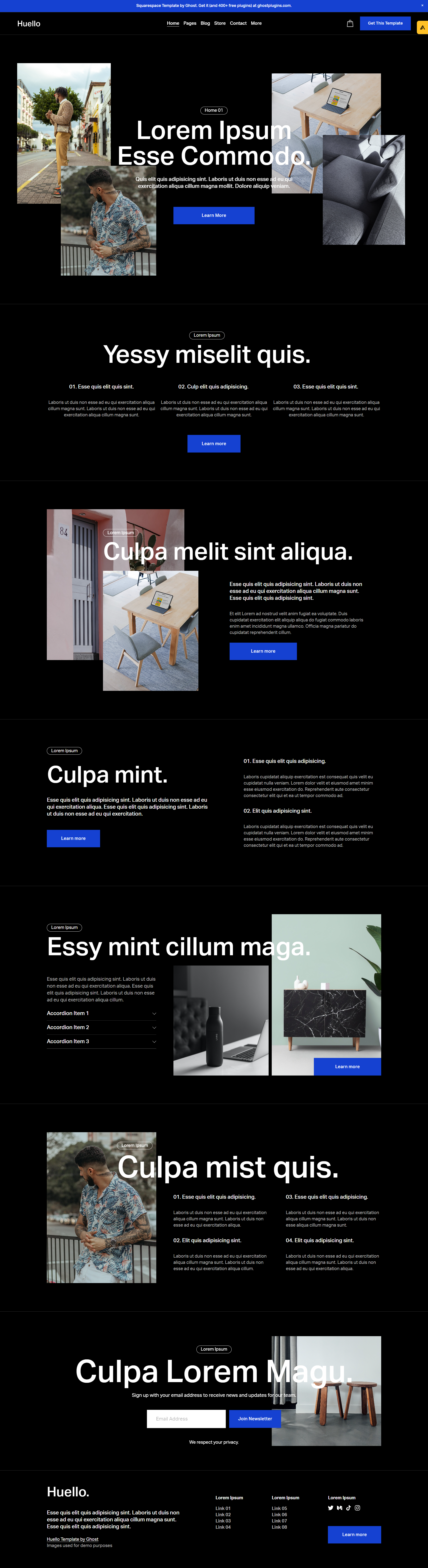 Huello Template by Ghost Plugins