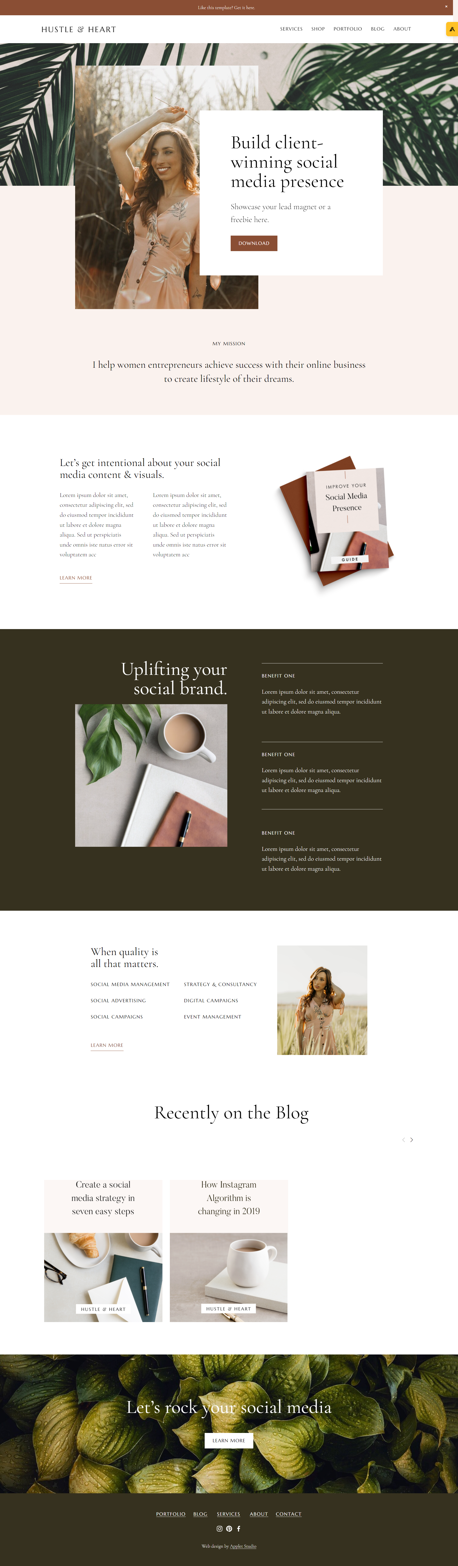 Hustle &amp; Heart by Applet Studio
