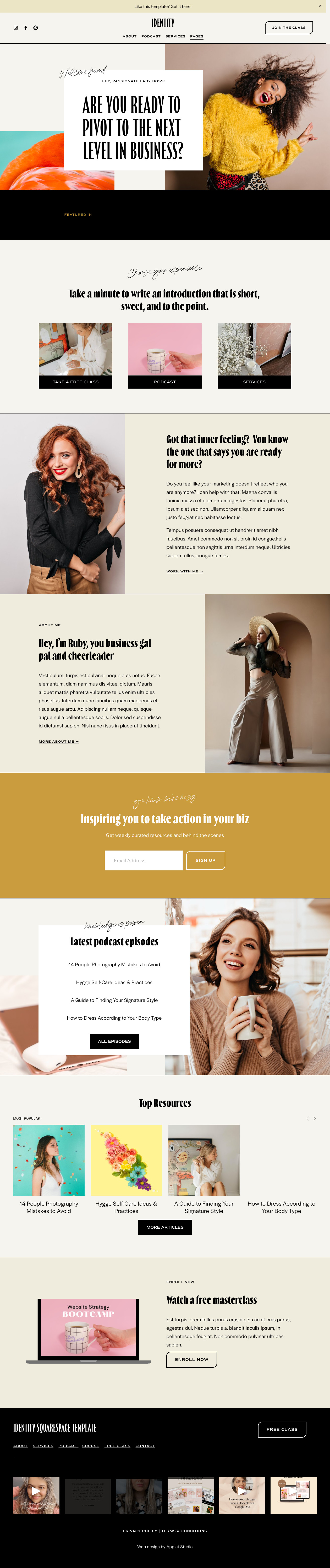 Identity by Applet Studio