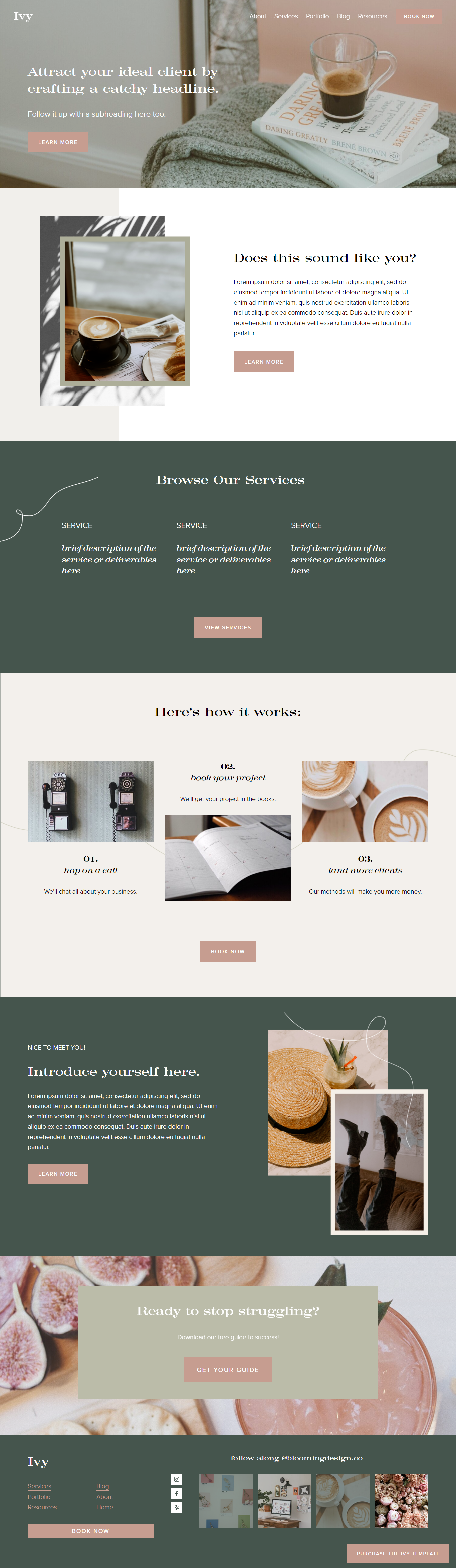 Ivy by Blooming Design Co