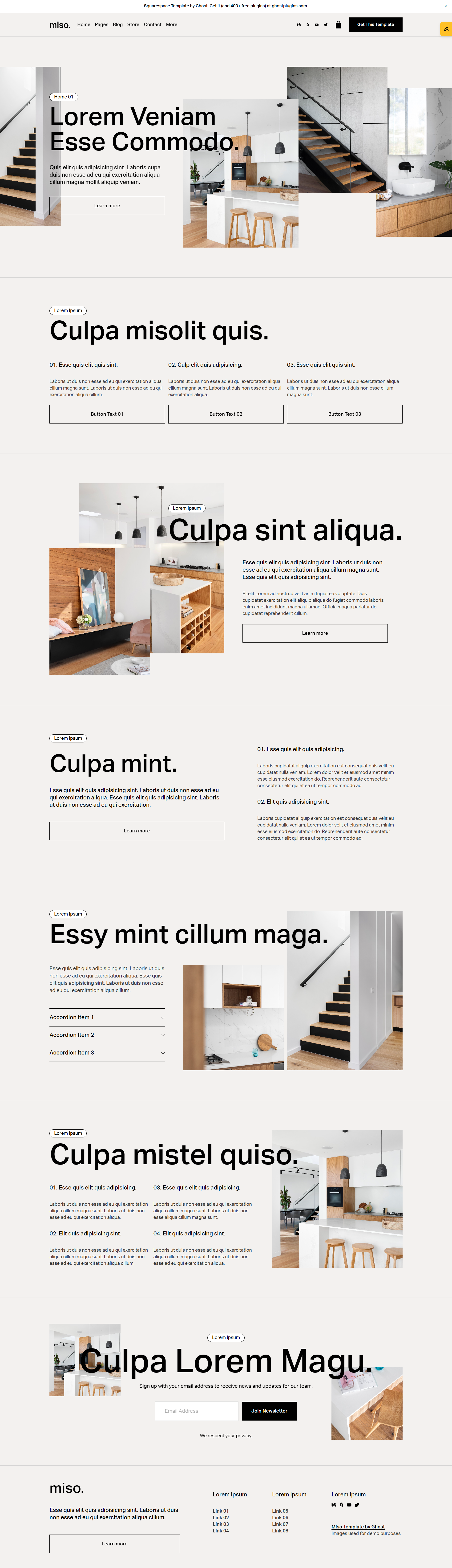 Miso Template by Ghost Plugins