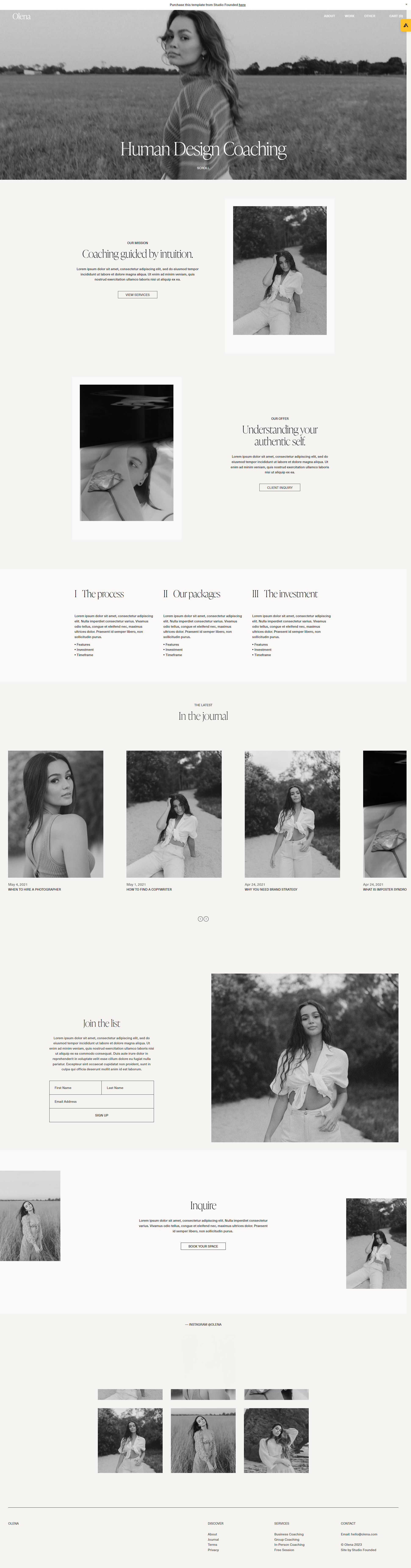 Olena by Studio Founded