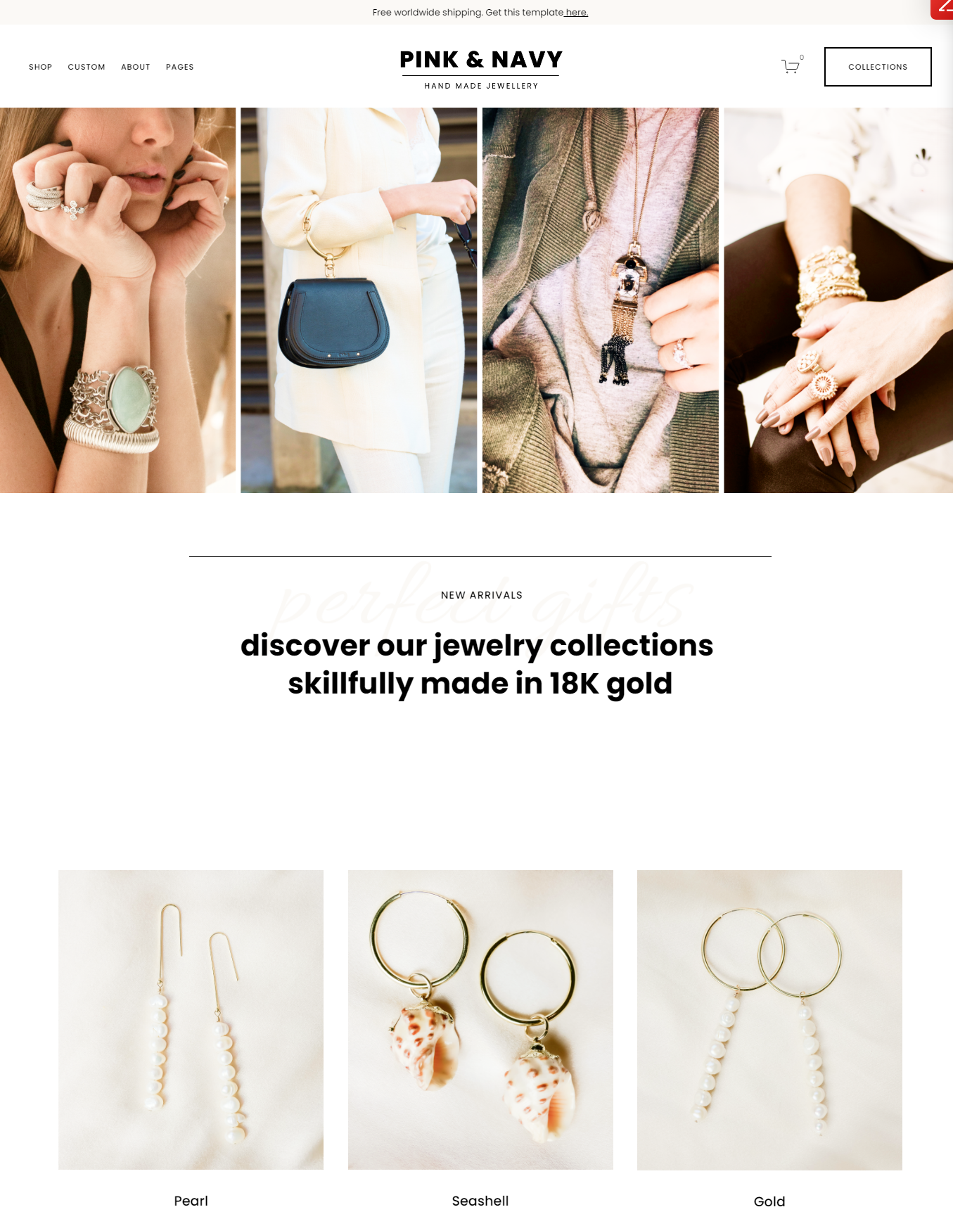 PinkandNavy by Applet Studio