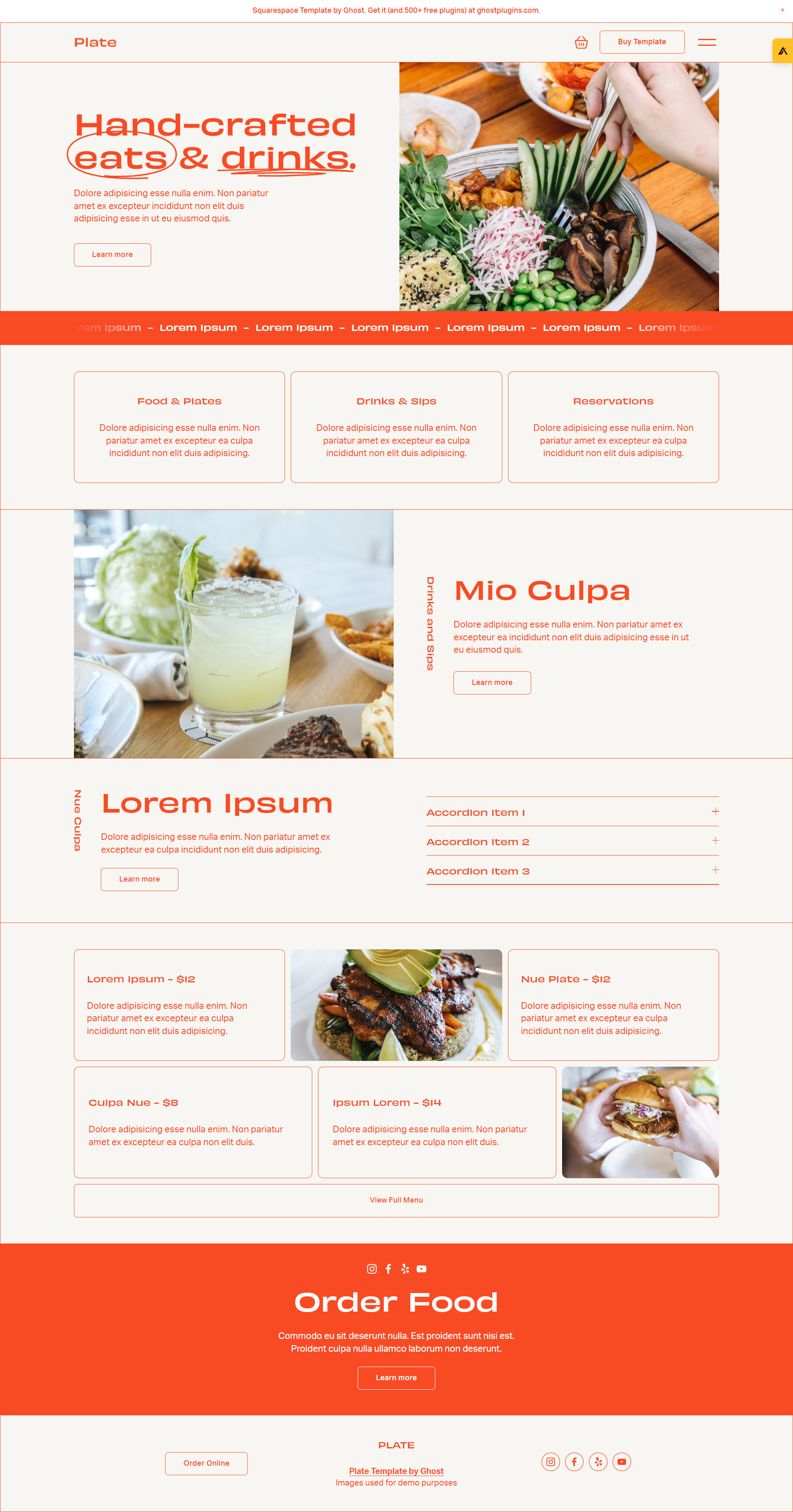 Plate Template by Ghost Plugins