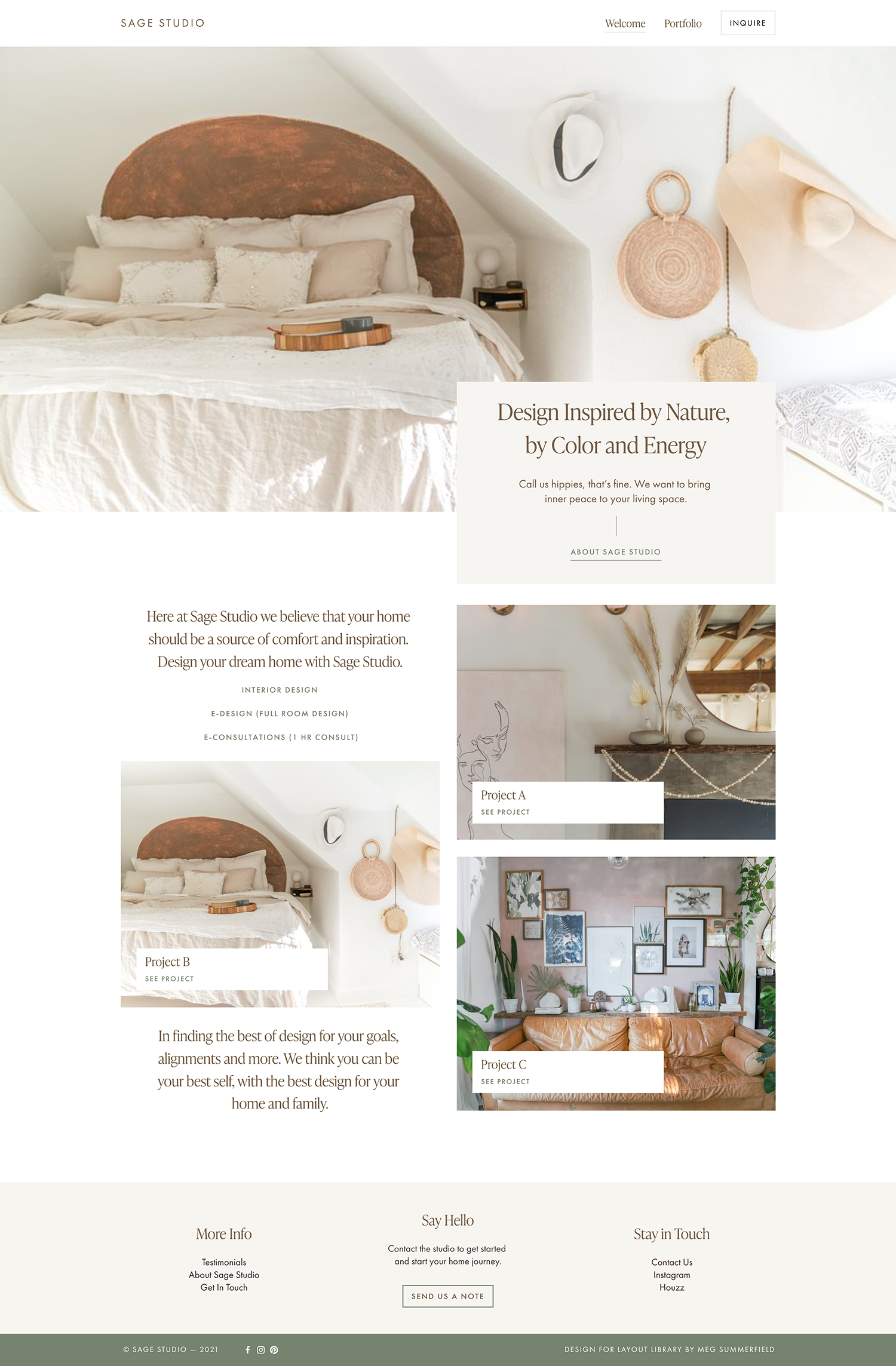 Sage Interiors by Meg Summerfield Studio