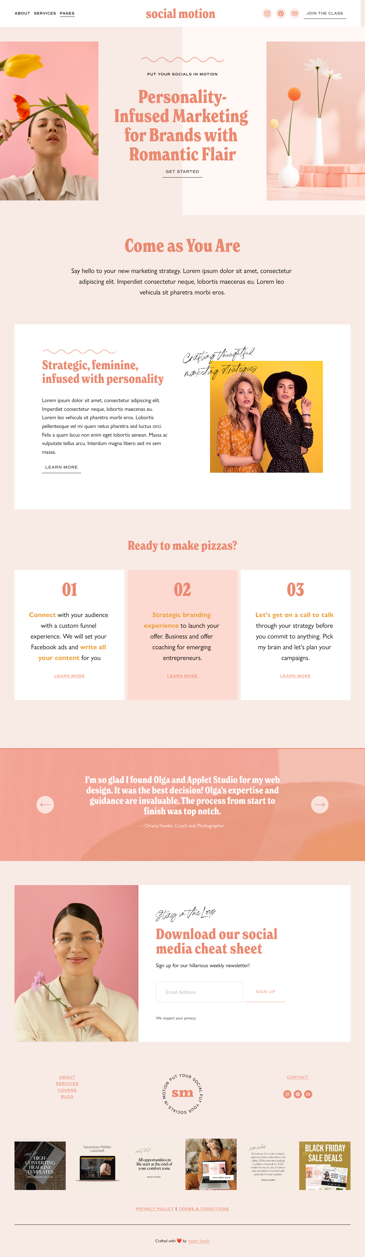 Social Motion by Applet Studio