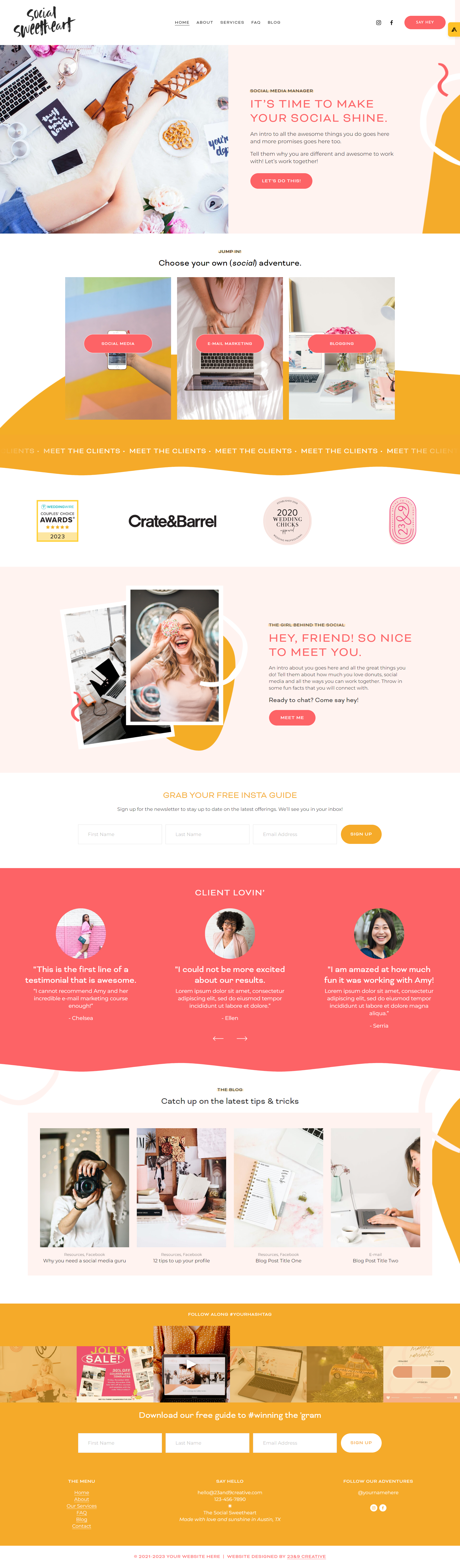 Social Sweetheart by 23&amp;9 Creative