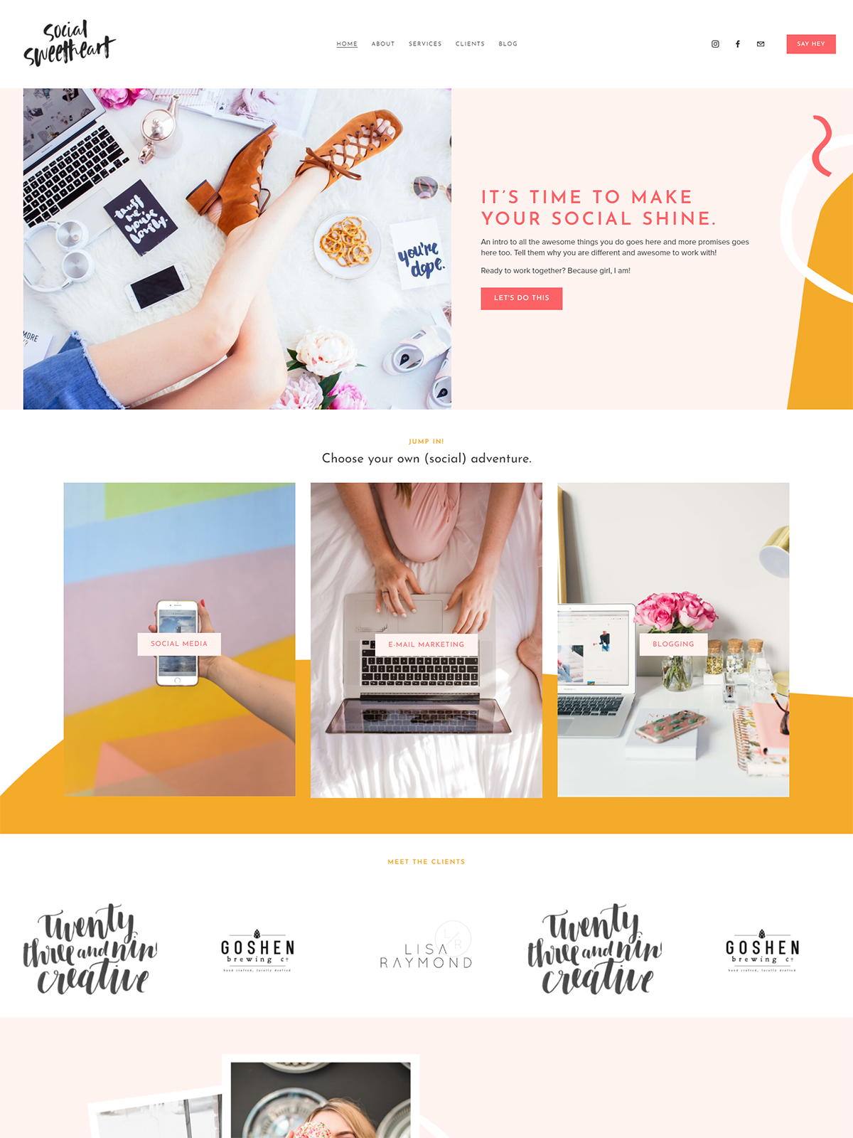 The Social Sweetheart By 23 &amp; 9 Creative